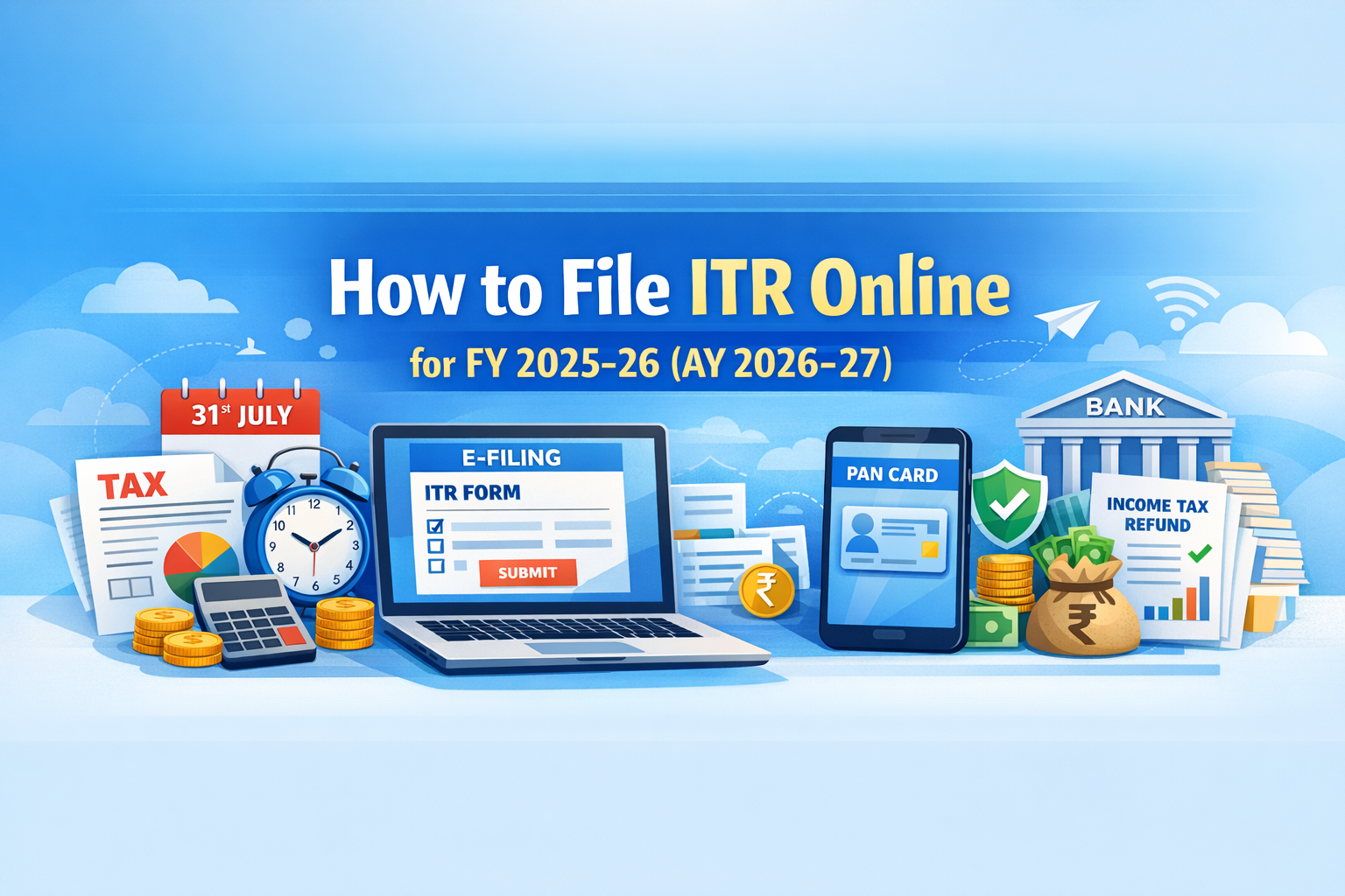 How to File ITR Online for FY 2025-26 (AY 2026-27)