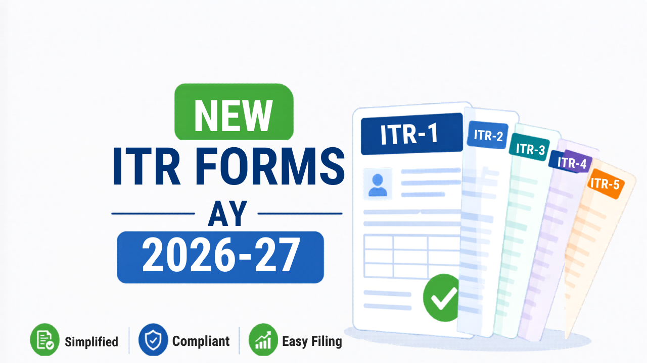 New ITR Forms 2026