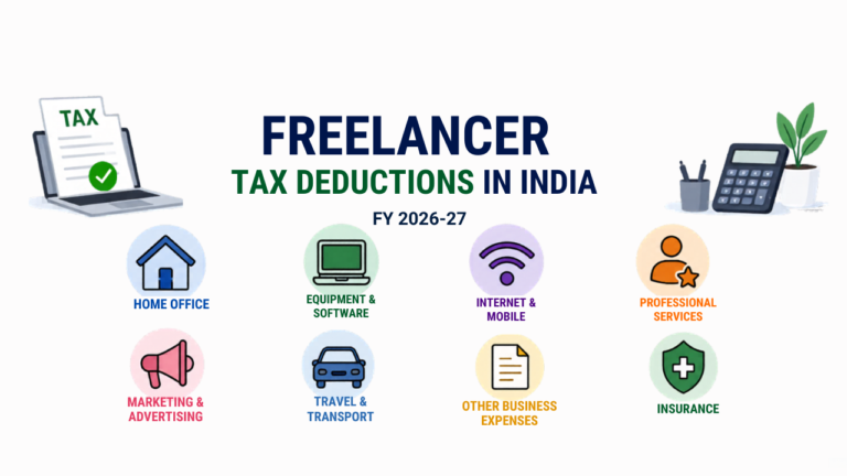 Freelancer Tax Deductions in India