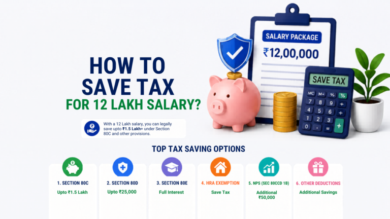 How to Save Tax for 12 Lakh Salary?