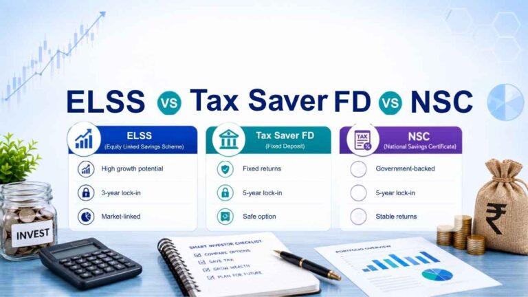 ELSS vs Tax Saver FD vs NSC