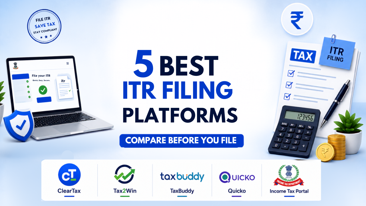 5 best ITR filing platforms