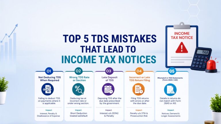 TDS Mistakes Income Tax Notice