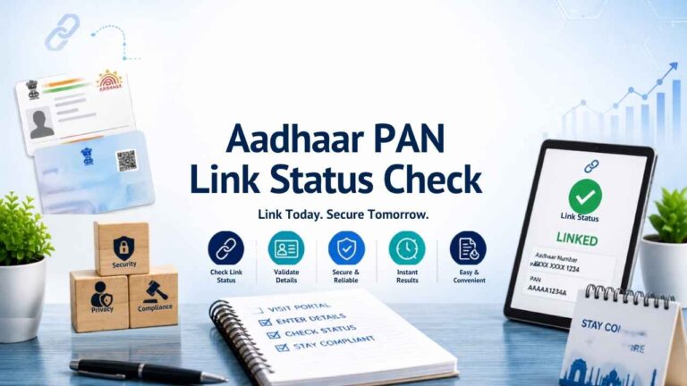 Aadhaar PAN Link Status Check