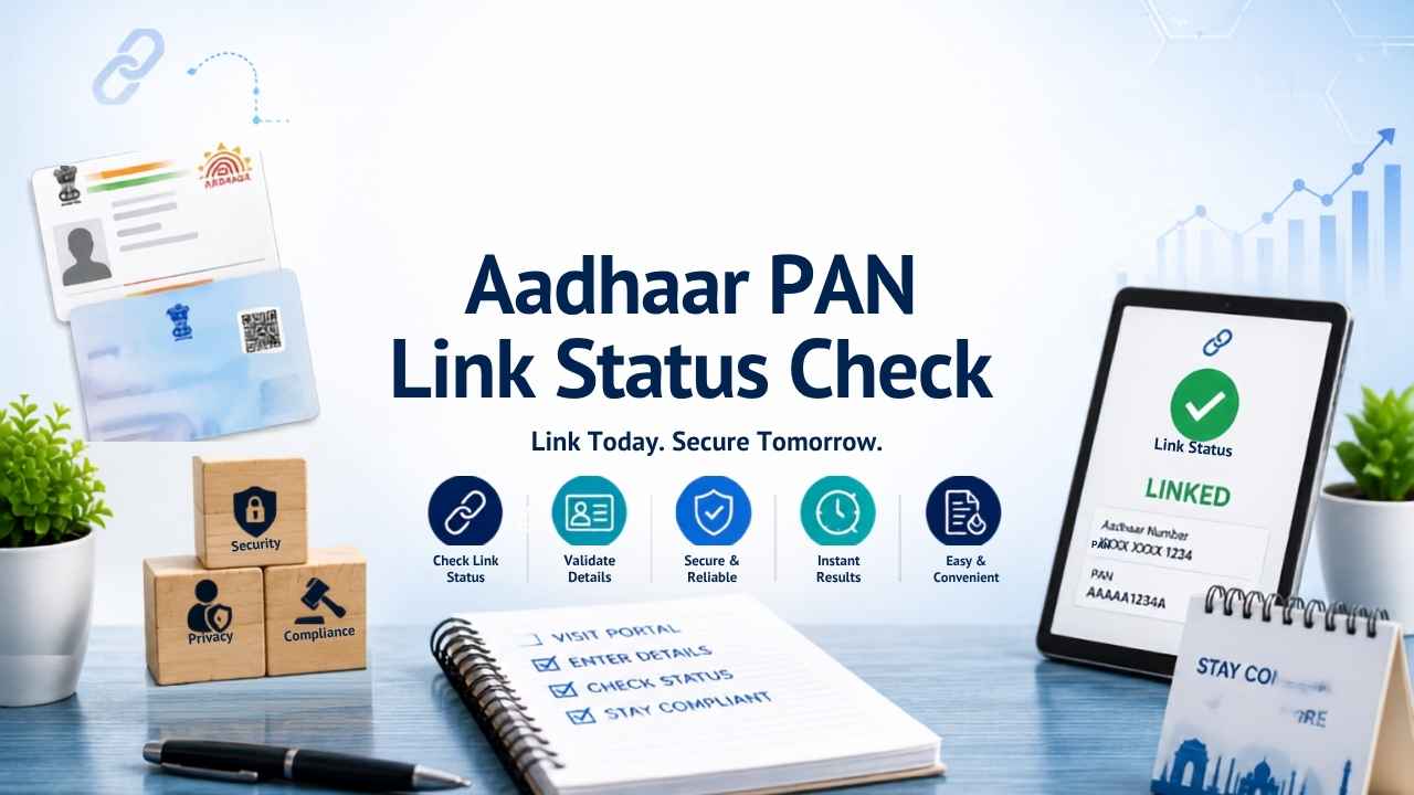 Aadhaar PAN Link Status Check