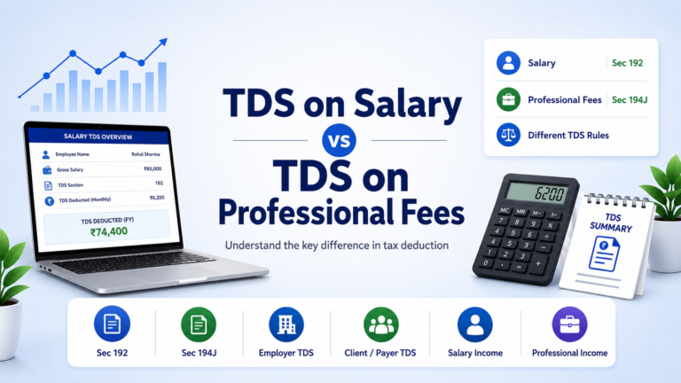TDS on Salary vs TDS on Professional
