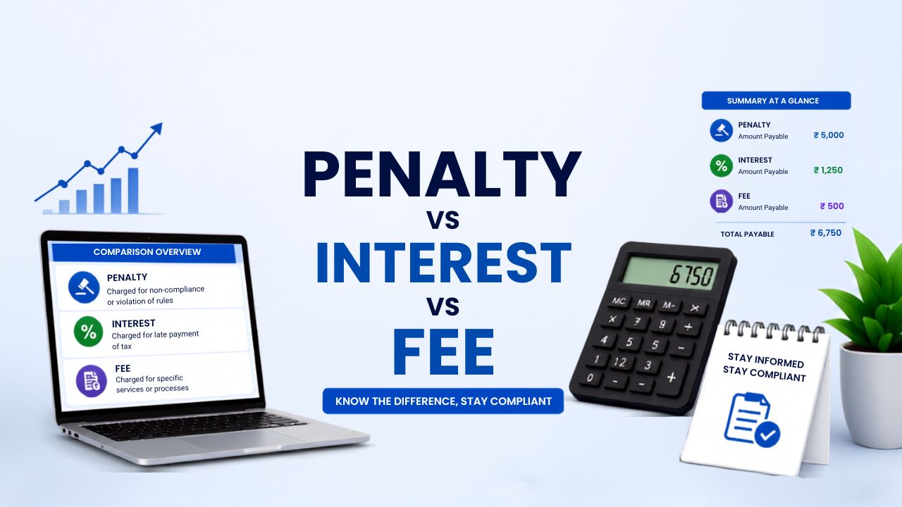 Penalty vs Interest vs Fee