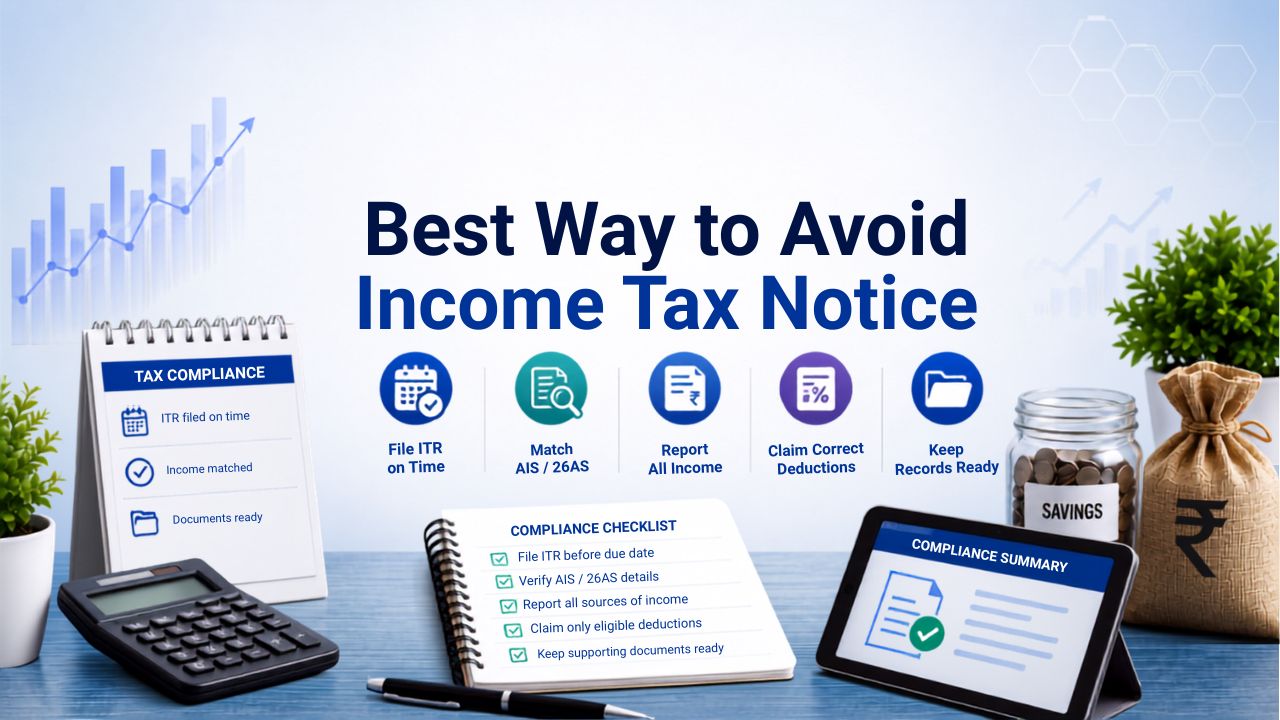 Best Way to Avoid Income Tax Notice