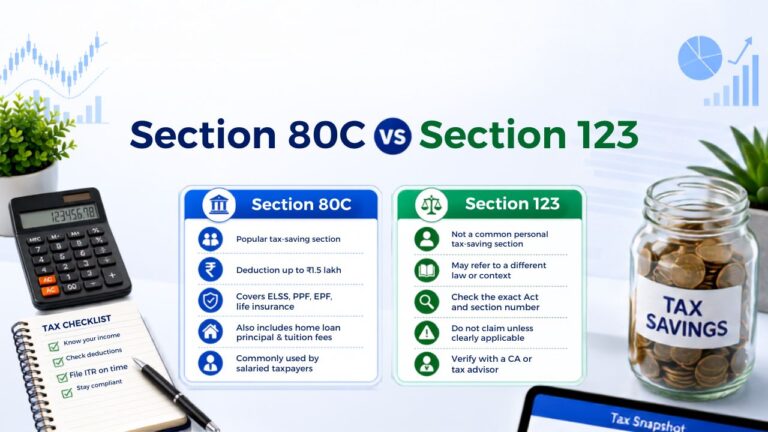 Section 80C vs Section 123